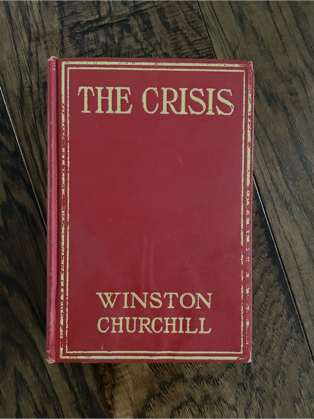 The Crisis by Winston Churchill - Red Hardcover